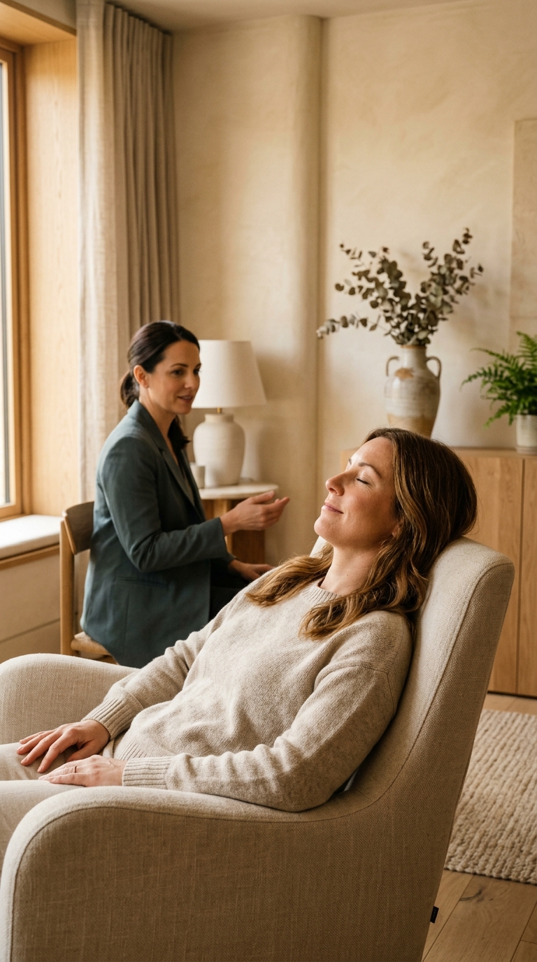 woman relaxing in wellness session 202608131622