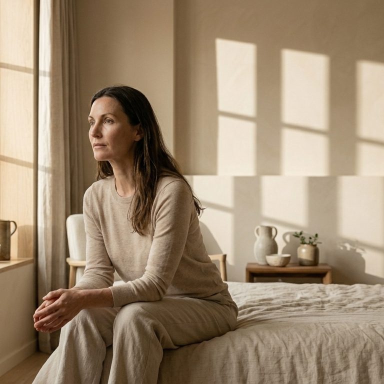 woman reflecting near window 202608131600
